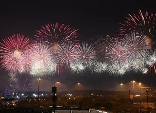 南召县焰火晚会